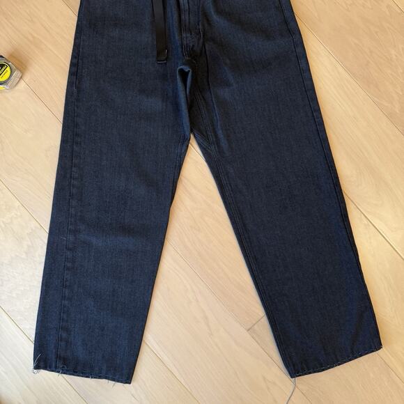 Stone Master Pants 30 Blue Dark Wash Belted Utility Made in USA Outdoors - Picture 4 of 9